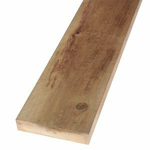 < p> Länsipunainen setri on hyvä valinta sivuraideille, koska se on vakaa, mätää ja hyönteiskestävä. Se on sekä karkea sahattu että sileä. Asenna ruostumattomasta teräksestä valmistetuilla nauloilla. Se on laajalti saatavilla puutöissä; < a href = " http://www.homedepot.com/p/Unbranded-2-in-x-10-in-x-16-ft-Rough-Cedar-Lumber-00035/203281242" target = " _blank"> realcedar.com </a> </p>