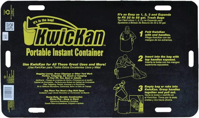 KwicKan 33-55 Gallon პორტატული მყისიერი კონტეინერი 