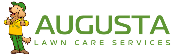 Logo d'entretien des pelouses d'Augusta