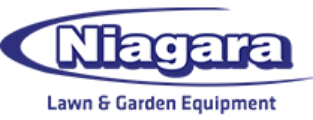 ナイアガラの芝生と園芸用品のロゴ