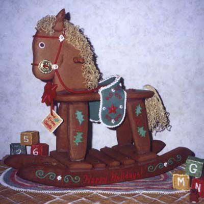 Perníkový houpací kůň.