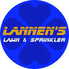 Logo dell'irrigatore e del prato di Lannen