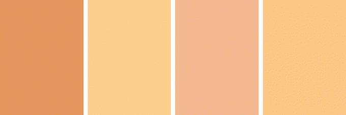 Farby farby pre lepší spánok - oranžová