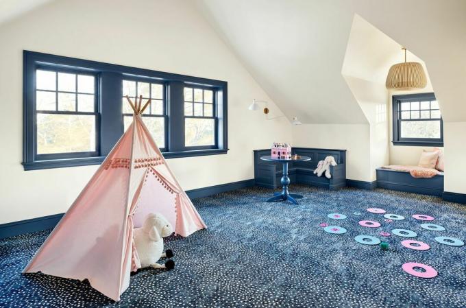 Projekt domu TOH w Cape Ann, pokój zabaw dla dzieci