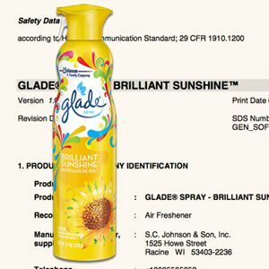 Vad finns i din Glade Fragrance Plug-in?
