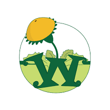 Logo dell'uomo dell'erbaccia