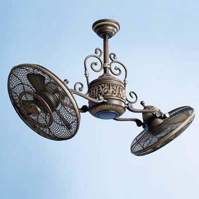 Vintage viktoriánský stropní ventilátor