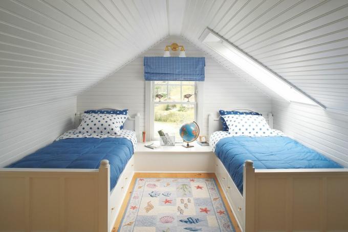 סוויטת חדר שינה לילדים בעליית הגג