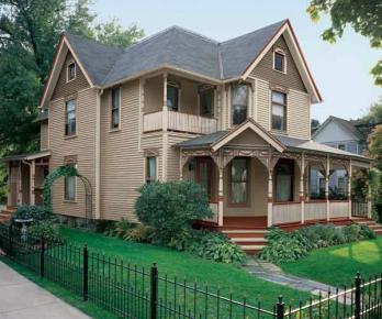 Nápady na barvy pro zdobené viktoriánské domy